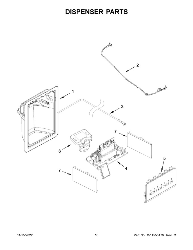 Diagram for WRS335SDHW06