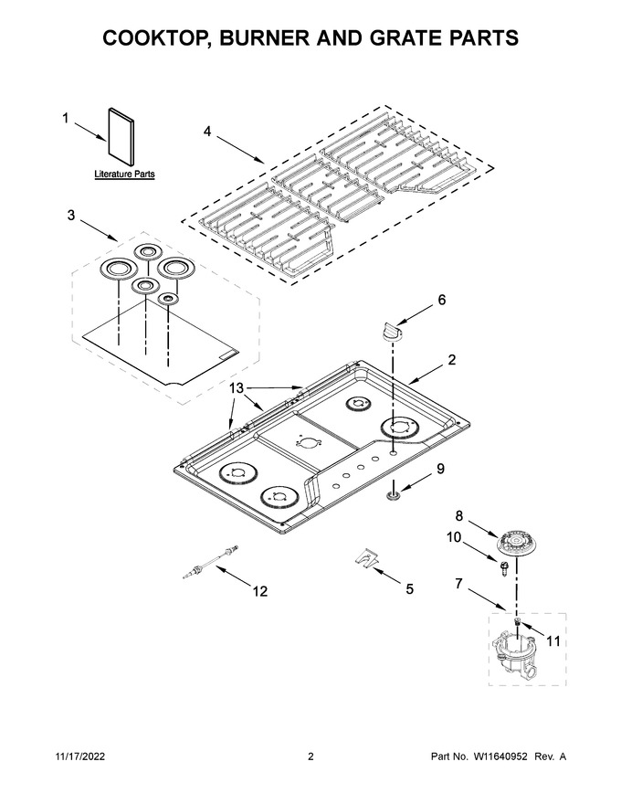Diagram for WCG55US6HW05