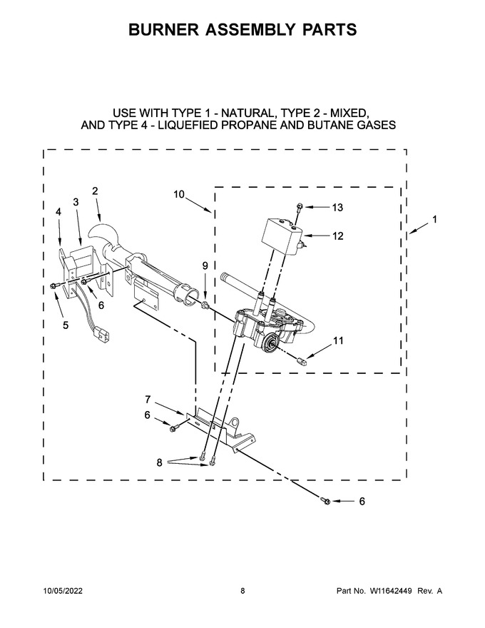 Diagram for 4GWGD4815FW2