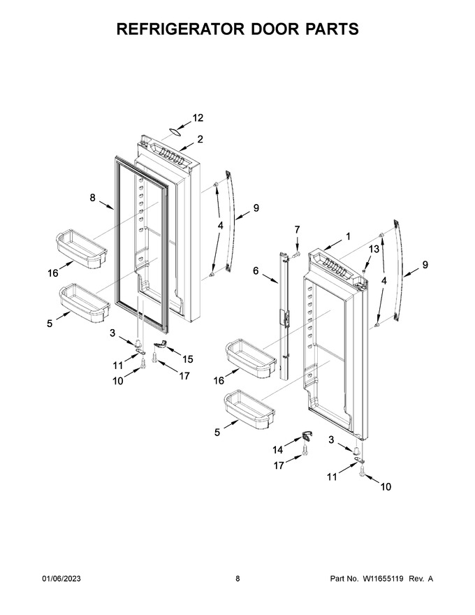 Diagram for WRF535SWHW08