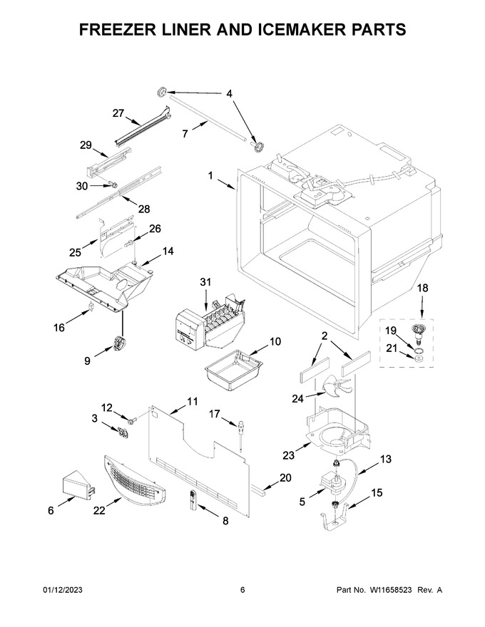 Diagram for WRFF5333PB00