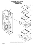 Diagram for 04 - Freezer Liner Parts