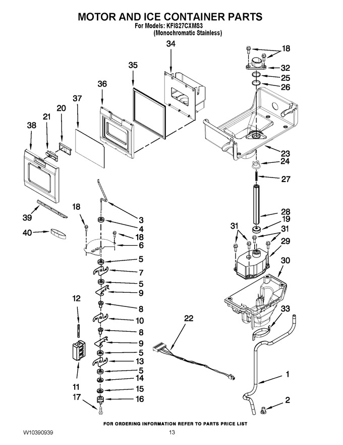 Diagram for KFIS27CXMS3