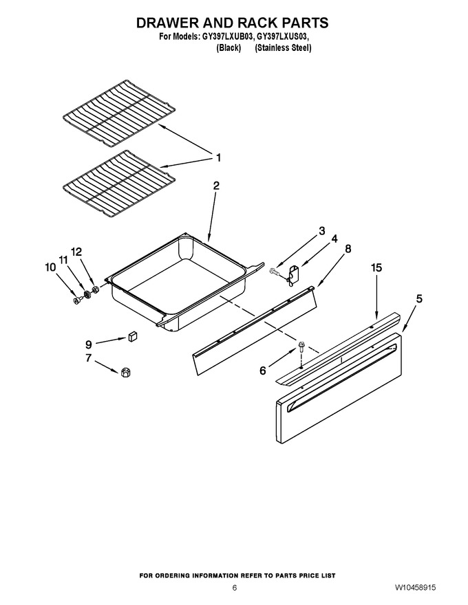 Diagram for GY397LXUB03