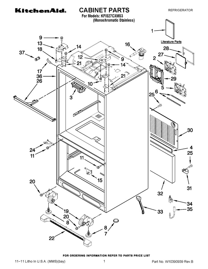 Diagram for KFIS27CXMS3