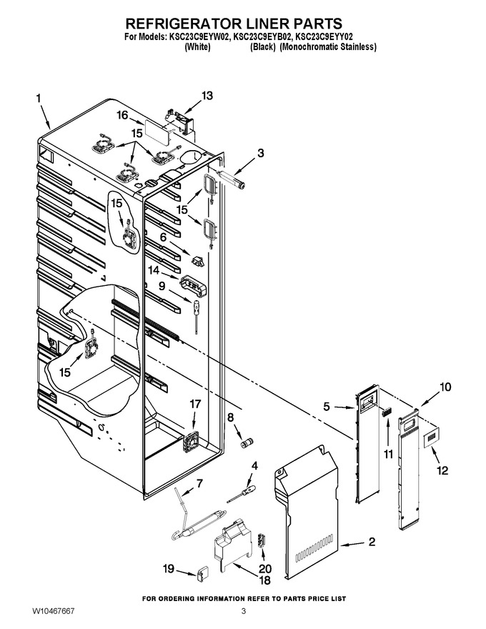 Diagram for KSC23C9EYW02