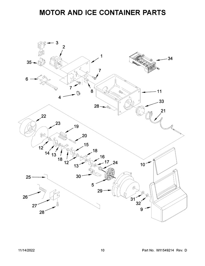 Diagram for WRS321SDHW08