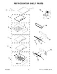 Diagram for 07 - Refrigerator Shelf Parts