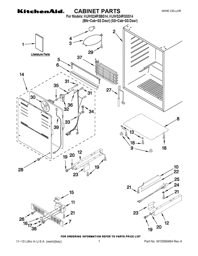 Diagram for KUWS24RSBS14
