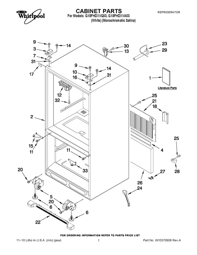 Diagram for GX5FHDXVQ03