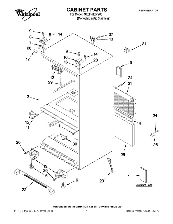Diagram for GX5FHTXVY05