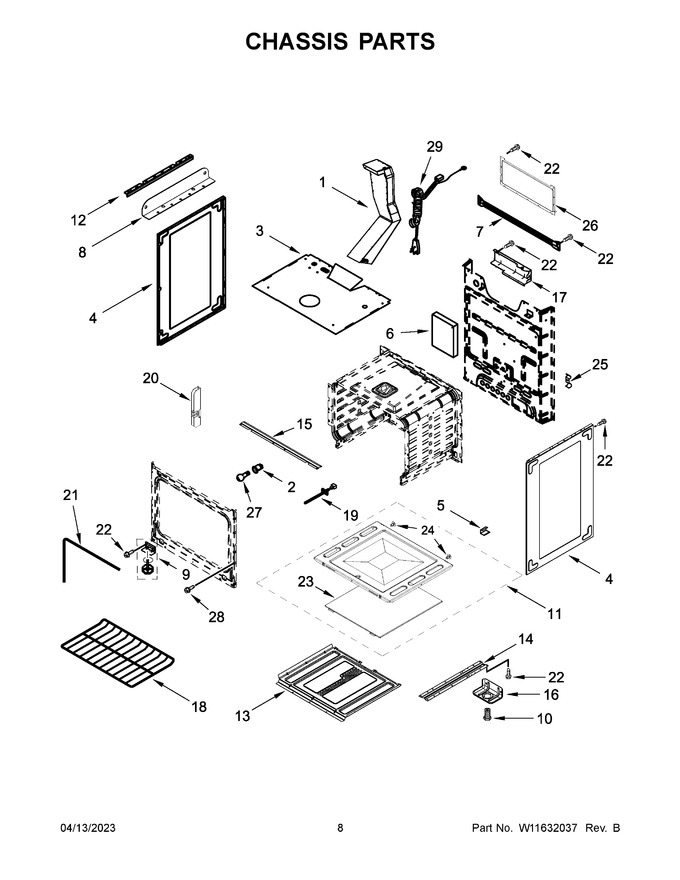 Diagram for AGR6303MMW0