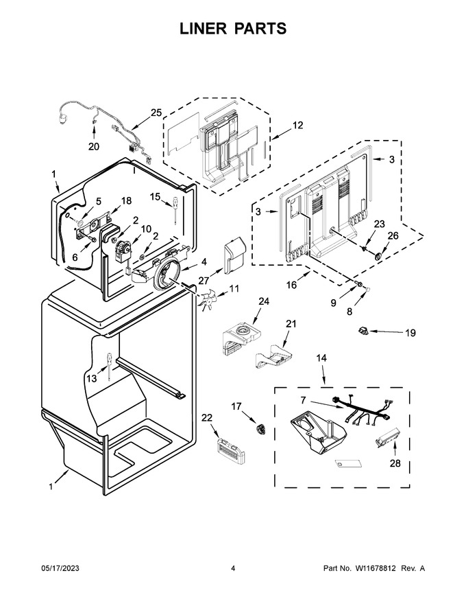 Diagram for WRT148FZDB05