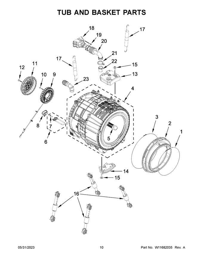 Diagram for WFW6605MW1