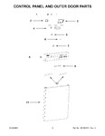 Diagram for 02 - Control Panel And Outer Door Parts