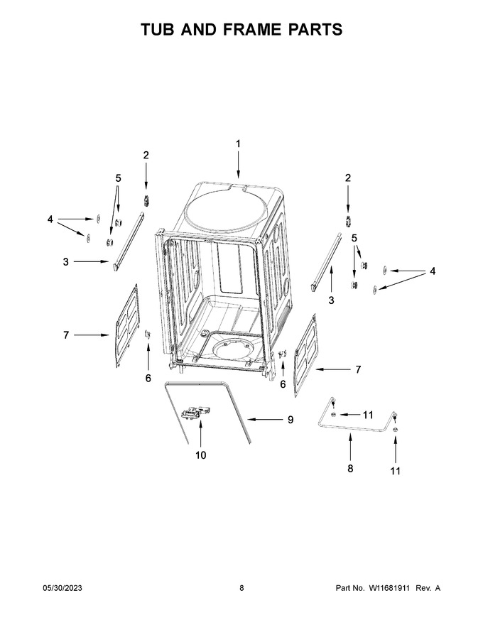 Diagram for WDF518SAHM1