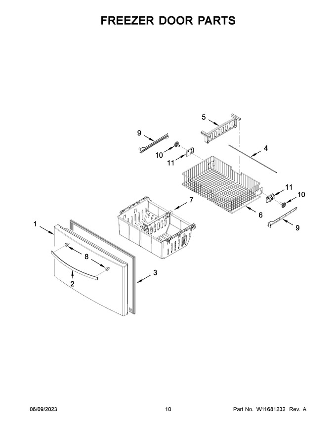 Diagram for WRF555SDHW07