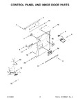 Diagram for 03 - Control Panel And Inner Door Parts