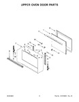 Diagram for 04 - Upper Oven Door Parts
