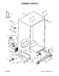 Diagram for 02 - Cabinet Parts