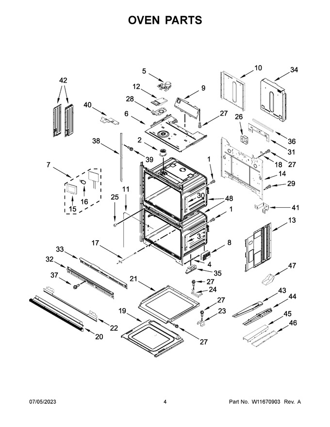 Diagram for WOED7030PV00
