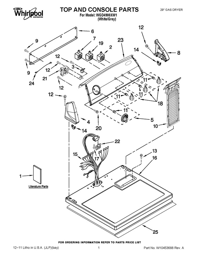 Diagram for WGD4900XW1