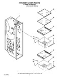 Diagram for 04 - Freezer Liner Parts