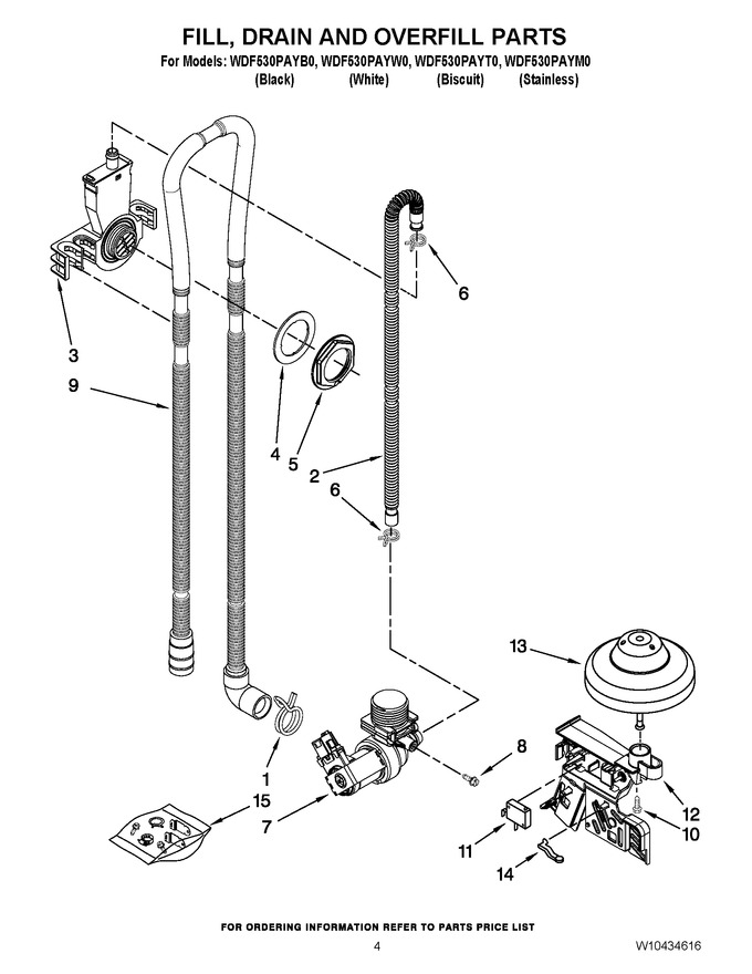 Diagram for WDF530PAYW0