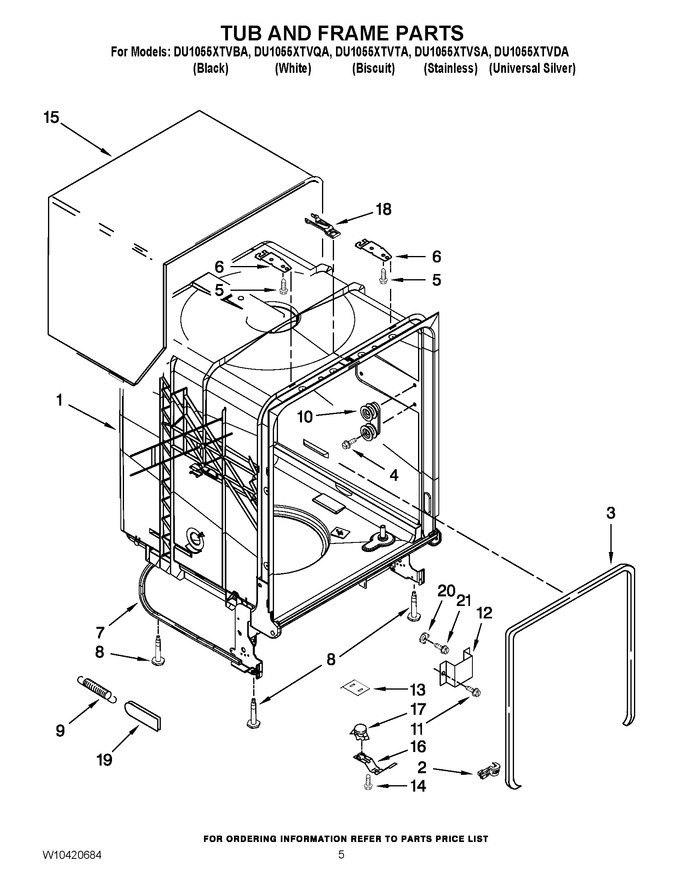 Diagram for DU1055XTVQA