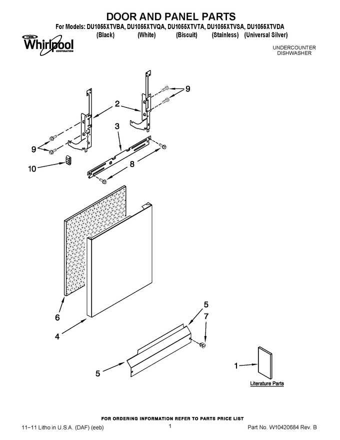 Diagram for DU1055XTVQA