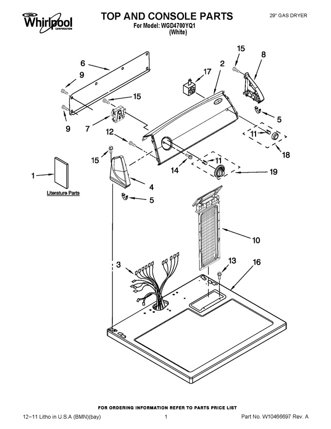 Diagram for WGD4700YQ1