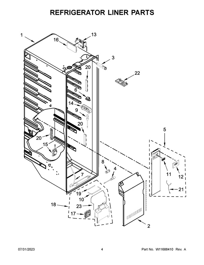 Diagram for KRSF705HPS05