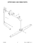 Diagram for 08 - Upper Wash And Rinse Parts