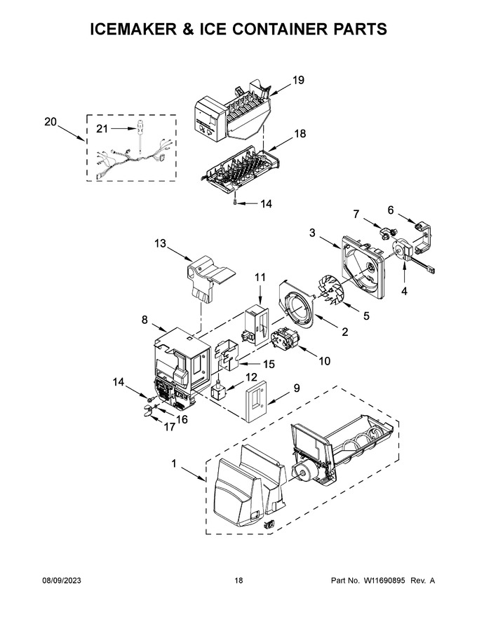 Diagram for WRX735SDHB08