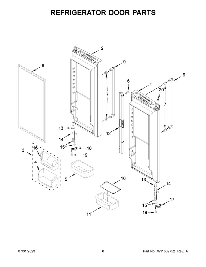 Diagram for KRFC300EWH09