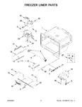 Diagram for 04 - Freezer Liner Parts