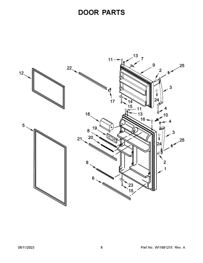 Diagram for WRT108FFDW04
