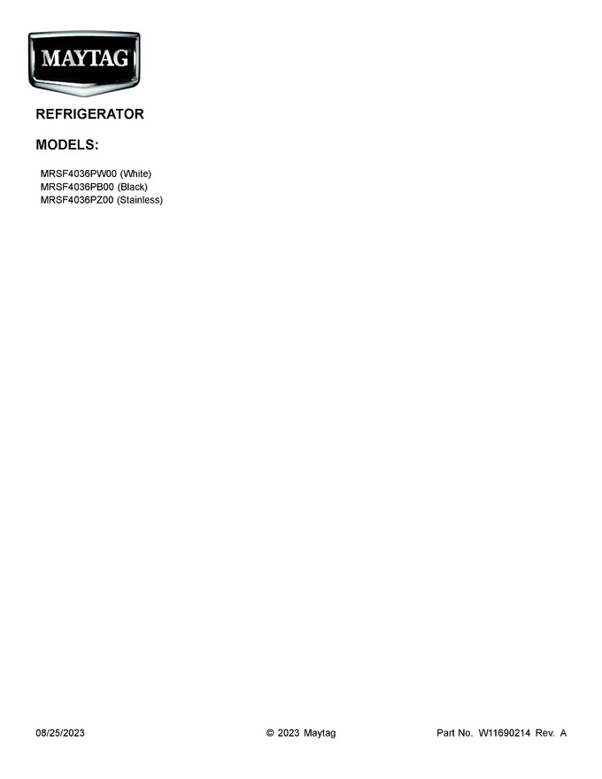 Diagram for MRSF4036PZ00