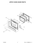 Diagram for 04 - Upper Oven Door Parts