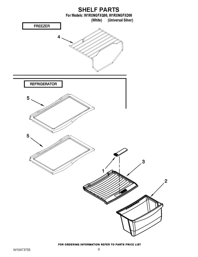 Diagram for W1RXNGFXD00