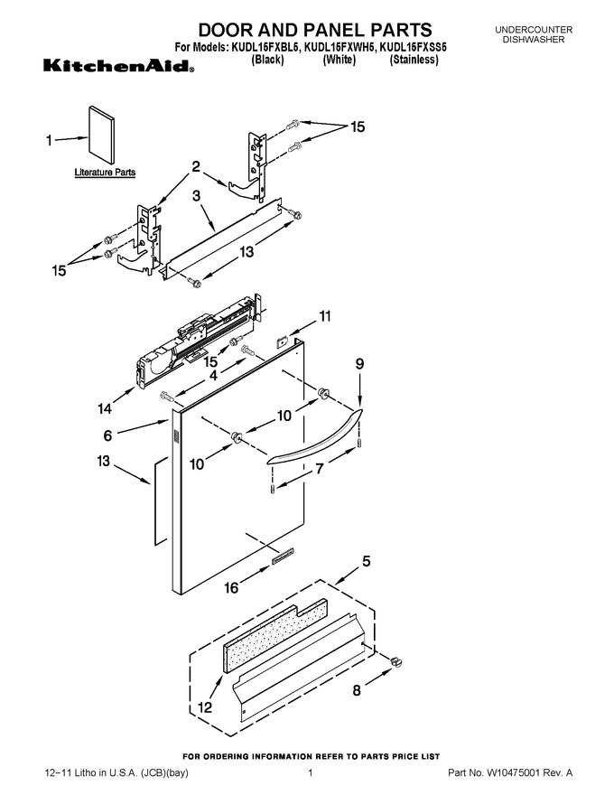 Diagram for KUDL15FXBL5