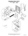 Diagram for 10 - Dispenser Front Parts