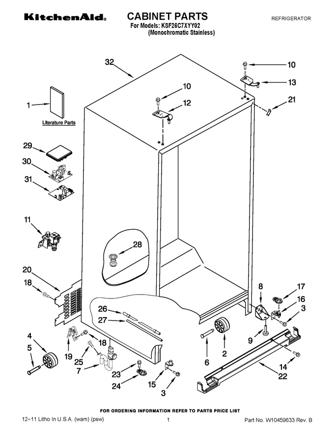 Diagram for KSF26C7XYY02