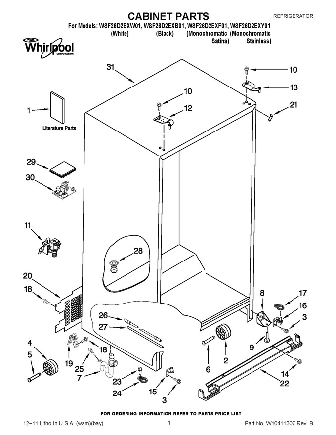 Diagram for WSF26D2EXB01