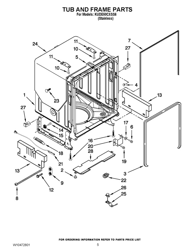 Diagram for KUDE50CXSS6