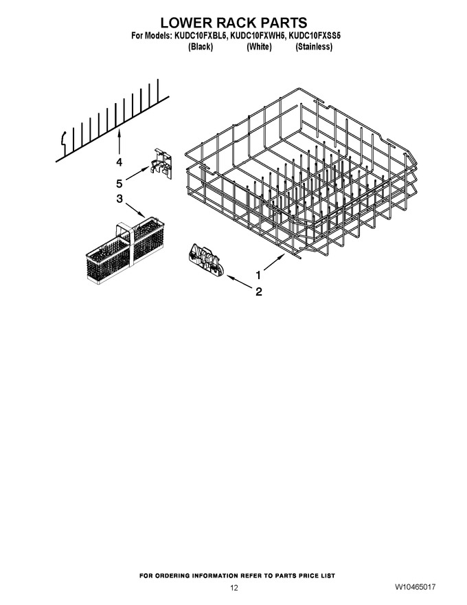 Diagram for KUDC10FXWH5