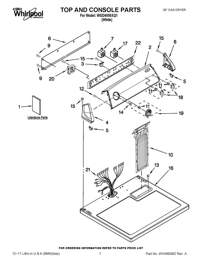 Diagram for WGD4800XQ1