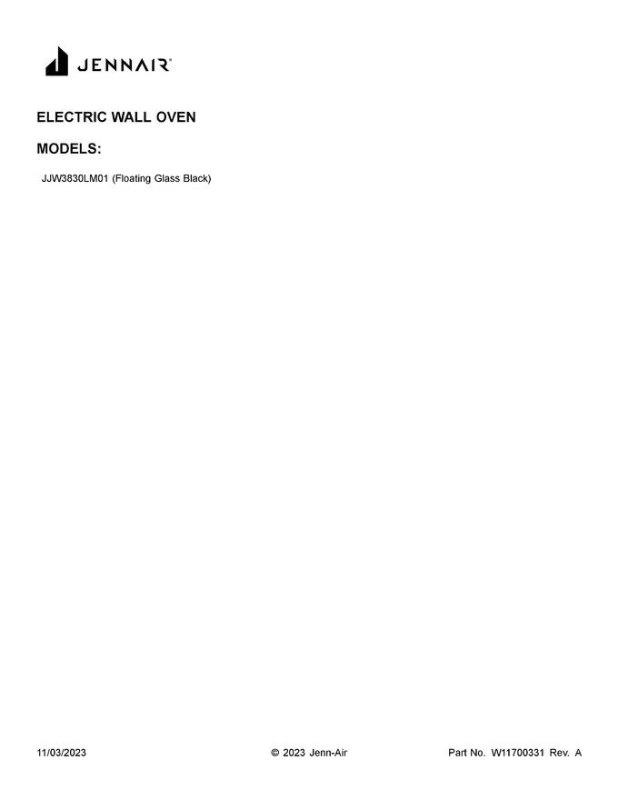 Diagram for JJW3830LM01