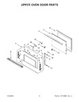 Diagram for 04 - Upper Oven Door Parts