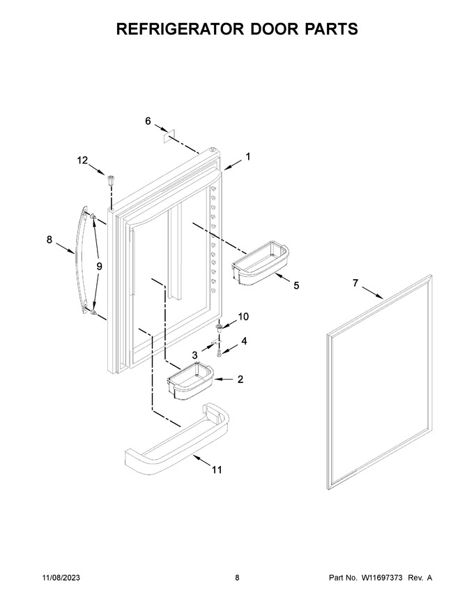 Diagram for WRB329RFBM05